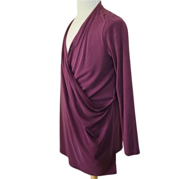 Chalet et ceci Wrap Cardigan Long Sleeve Convertable Drape Minimalist Medium - Picture 11 of 13